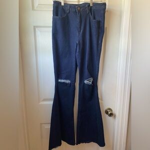Women's Blue Flared Jeans NEVER WORN